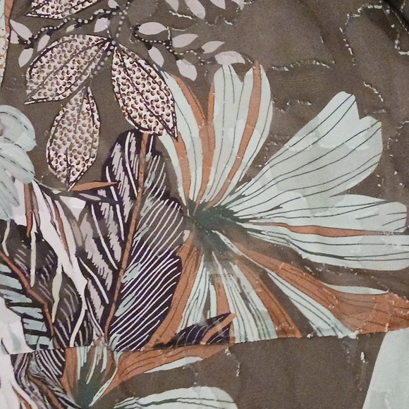 NWT Supernatural by SECRET MISSION Tropical Jungle Sandra Georgette maxi skirt - Picture 10 of 16